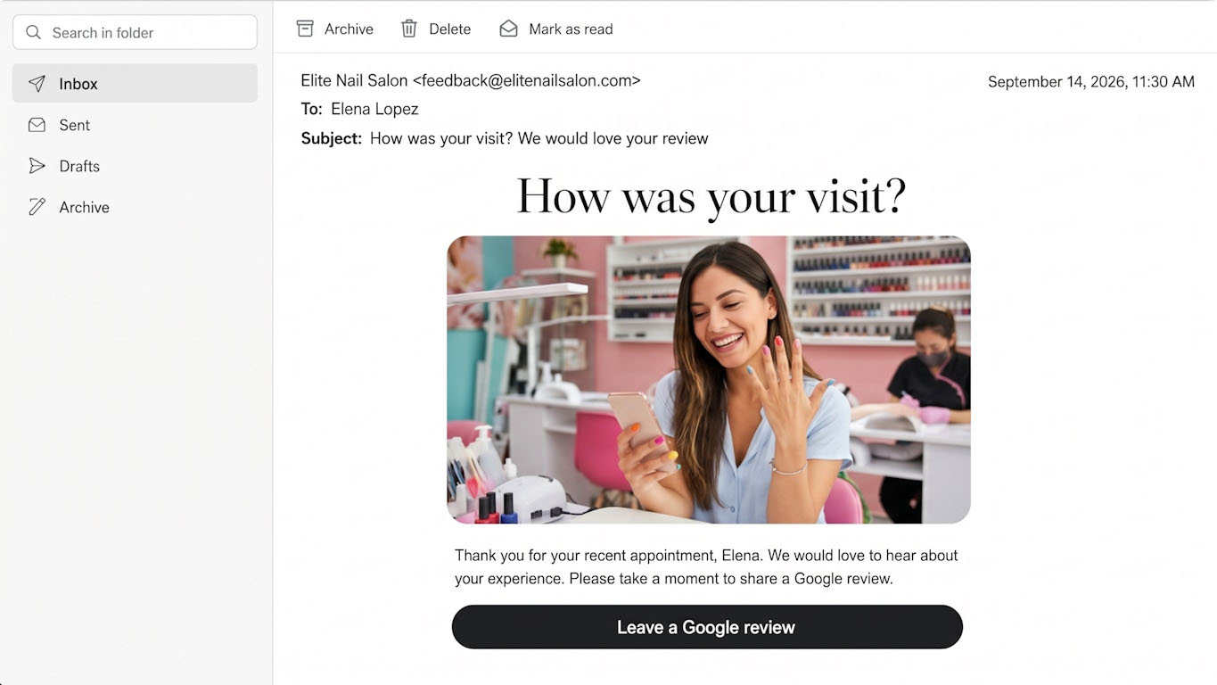 Paired Plus marketing campaigns for nail salons