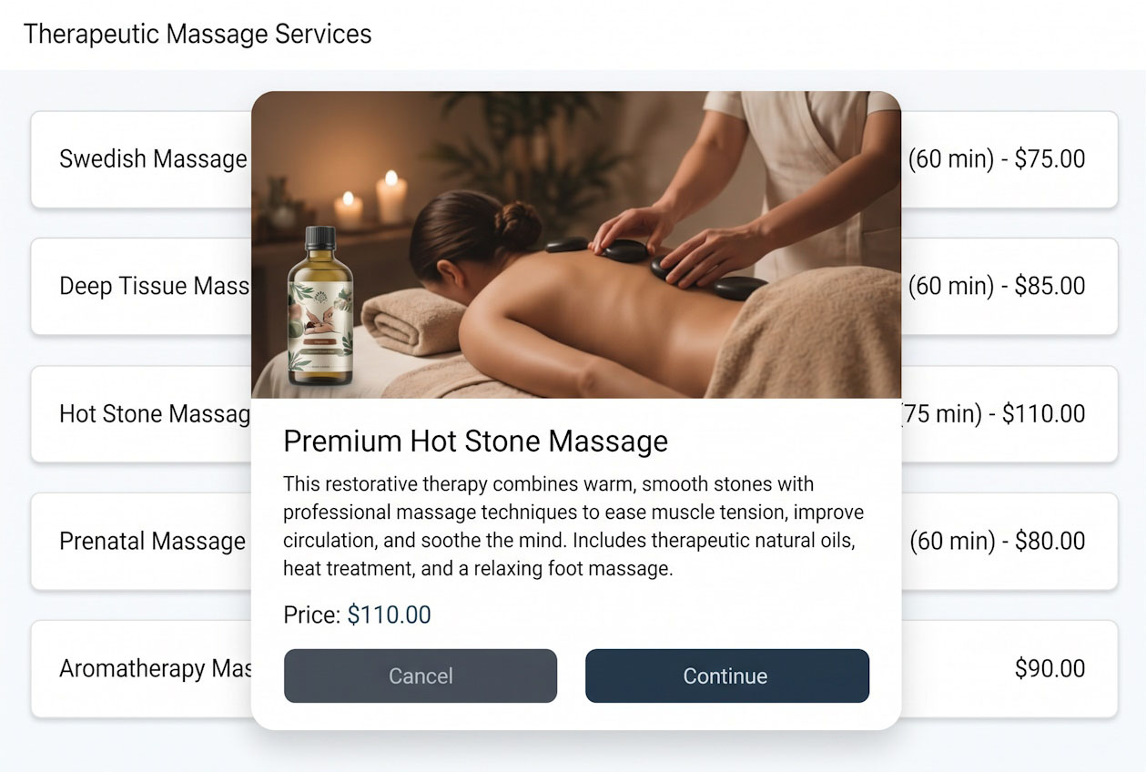 Paired Plus online booking for massage studios