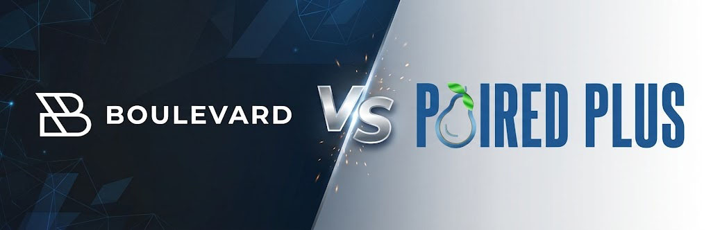 Boulevard alternatives: Boulevard vs Paired Plus salon and spa software comparison